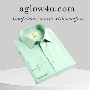 Lemon Spandex Glossy Fabrics Shirt