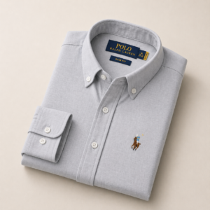 RL Solid Shirt - Ash Color - S